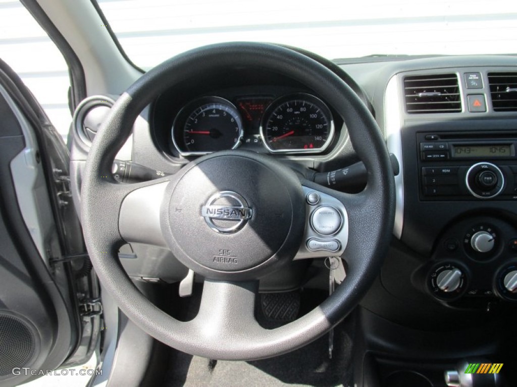 2014 Versa 1.6 S Sedan - Magnetic Gray / Charcoal photo #39