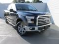 2015 Blue Jeans Metallic Ford F150 XLT SuperCrew 4x4  photo #2