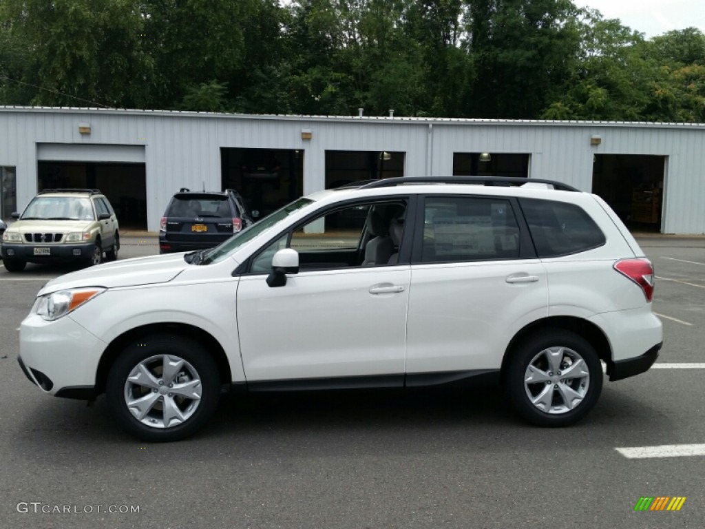 Crystal White Pearl 2016 Subaru Forester 2.5i Premium Exterior Photo #105955896