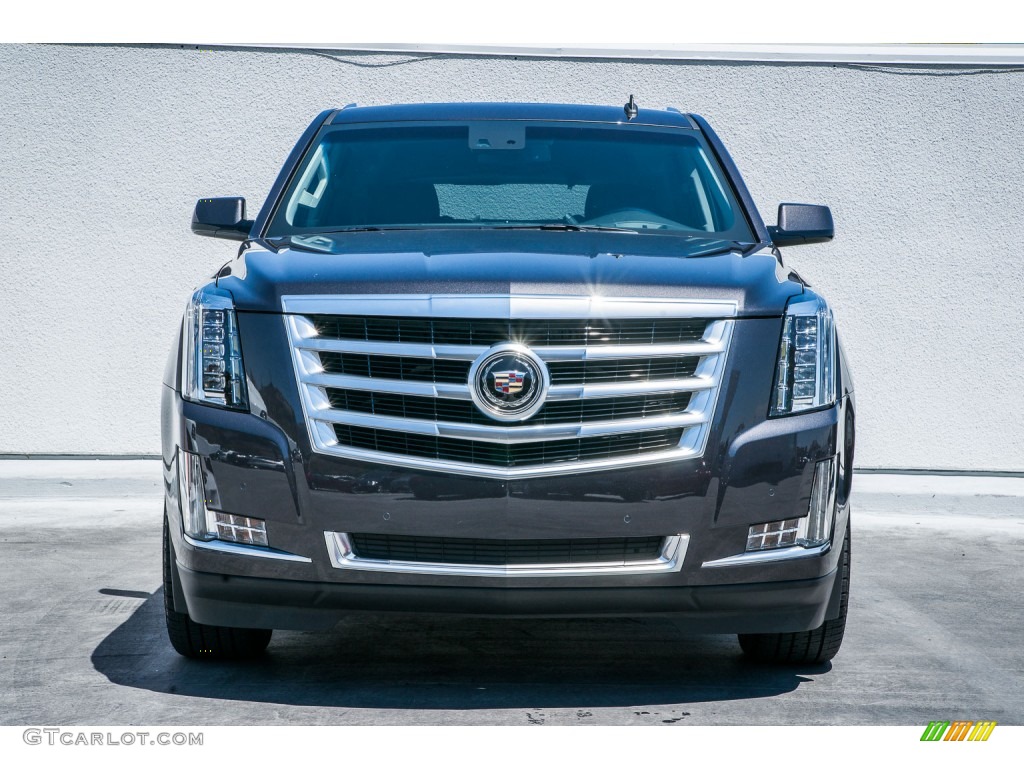 Dark Granite Metallic 2015 Cadillac Escalade Premium 4WD Exterior Photo #105958026