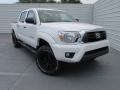 2015 Super White Toyota Tacoma V6 PreRunner Double Cab  photo #2