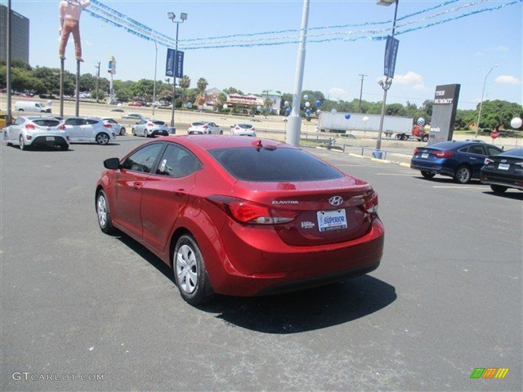 2016 Elantra SE - Red / Gray photo #6