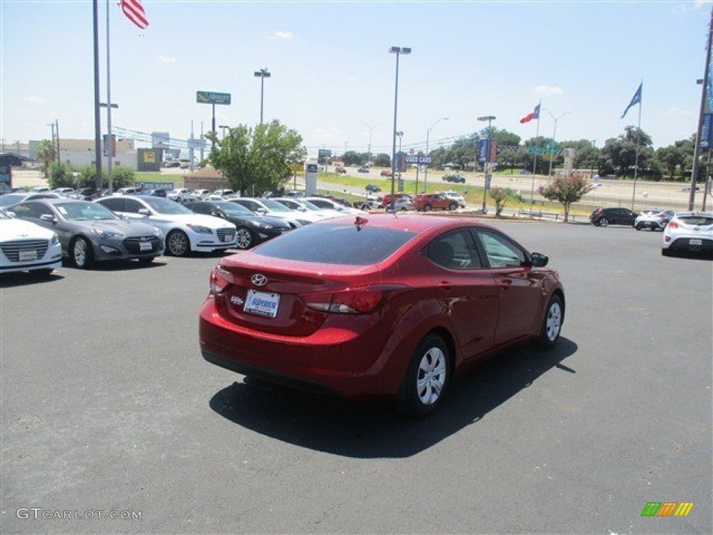2016 Elantra SE - Red / Gray photo #8
