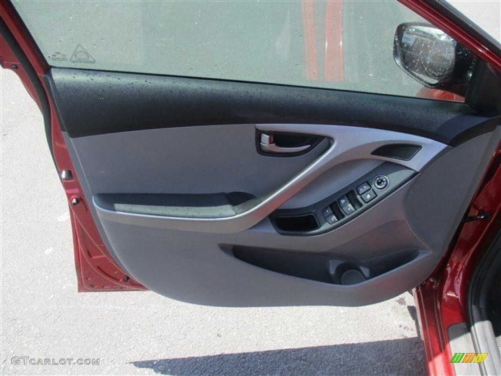 2016 Elantra SE - Red / Gray photo #14