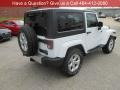 2014 Bright White Jeep Wrangler Sahara 4x4  photo #3