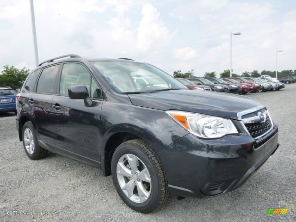 Dark Gray Metallic 2016 Subaru Forester 2.5i Premium Exterior Photo #105961416