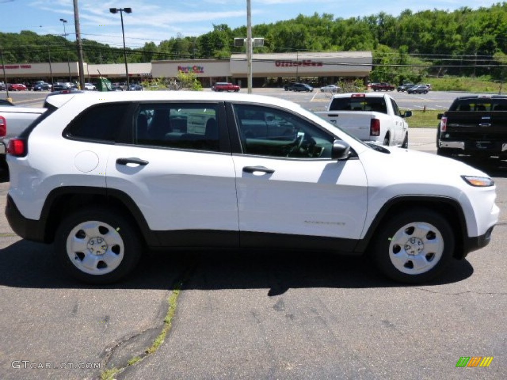 Bright White 2016 Jeep Cherokee Sport Exterior Photo #105962583