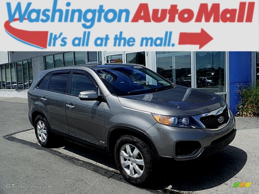 2012 Sorento LX AWD - Titanium Silver / Gray photo #1