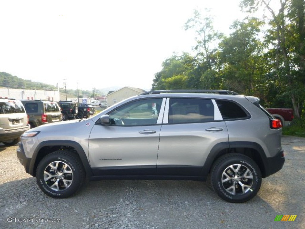 Billet Silver Metallic 2016 Jeep Cherokee Trailhawk 4x4 Exterior Photo #105964272