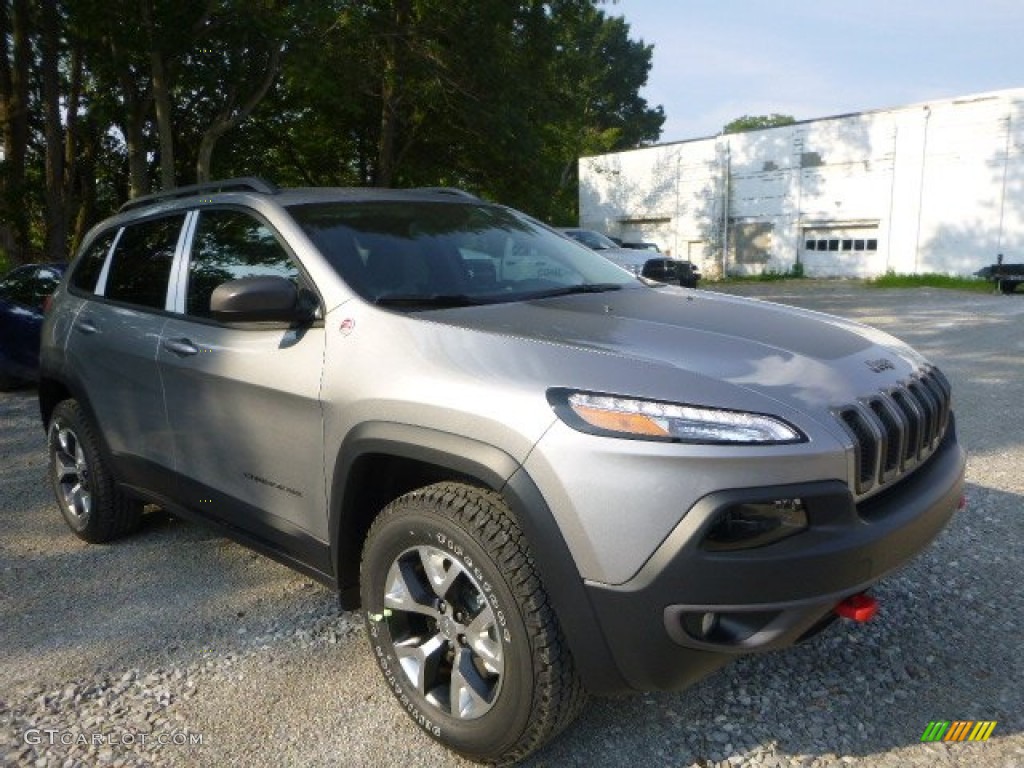 Billet Silver Metallic 2016 Jeep Cherokee Trailhawk 4x4 Exterior Photo #105964407