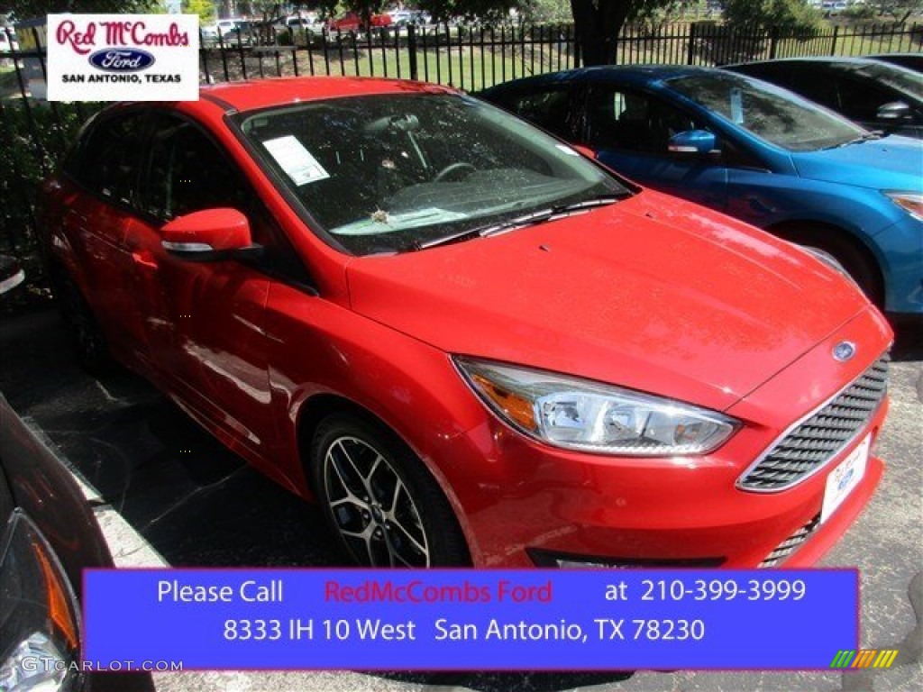 Race Red Ford Focus