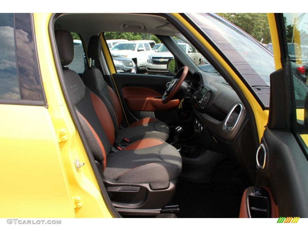 2014 500L Trekking - Giallo (Yellow) / Black/Marrone (Black/Brown) photo #10