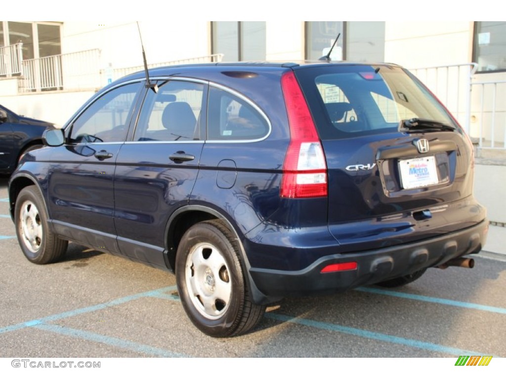 2007 CR-V LX 4WD - Royal Blue Pearl / Black photo #4