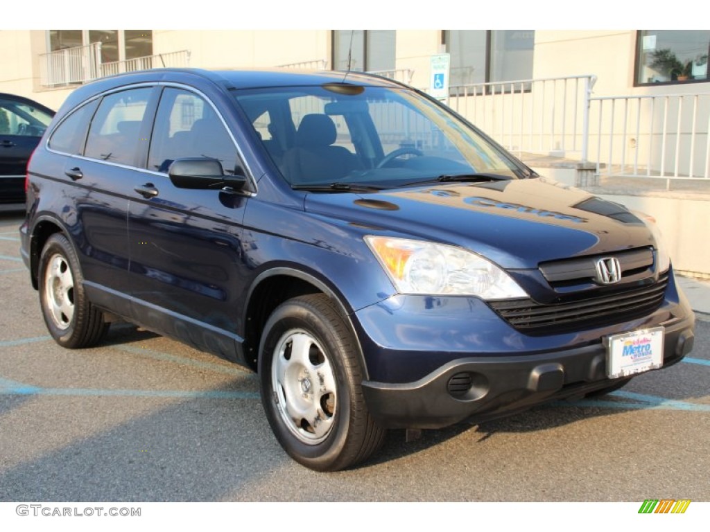 2007 CR-V LX 4WD - Royal Blue Pearl / Black photo #16