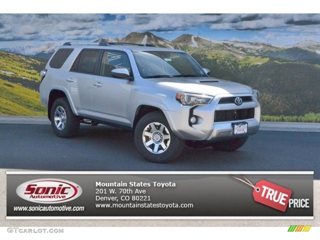 2015 4Runner Trail 4x4 - Classic Silver Metallic / Black photo #1