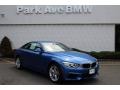 Estoril Blue Metallic 2015 BMW 4 Series 435i xDrive Coupe