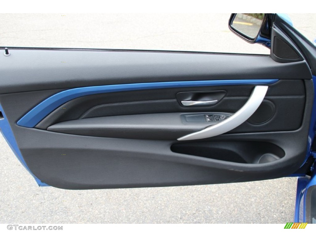 2015 BMW 4 Series 435i xDrive Coupe Black Door Panel Photo #105968001