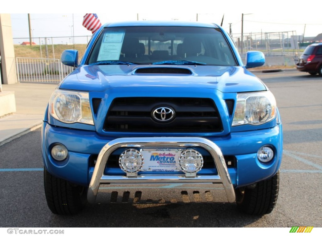 2006 Tacoma V6 Double Cab 4x4 - Speedway Blue / Graphite Gray photo #2