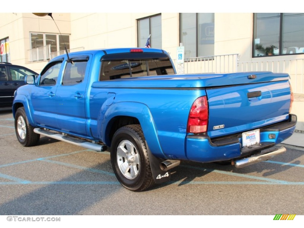 2006 Tacoma V6 Double Cab 4x4 - Speedway Blue / Graphite Gray photo #4