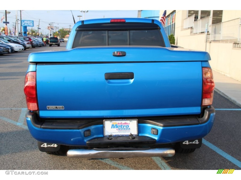 2006 Tacoma V6 Double Cab 4x4 - Speedway Blue / Graphite Gray photo #5