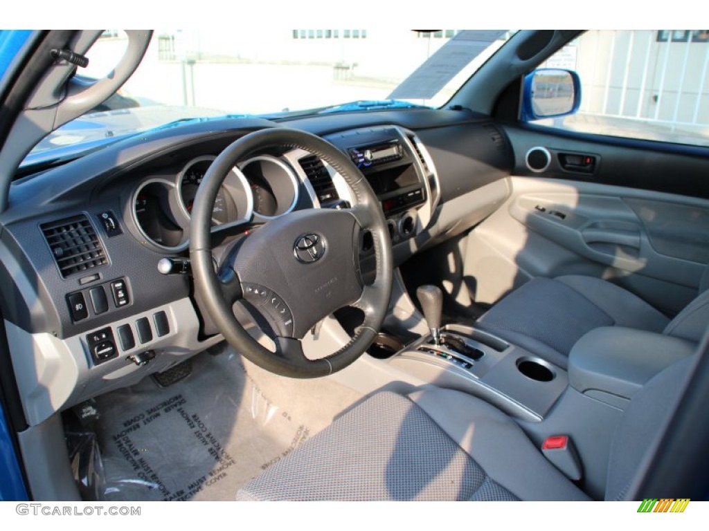 2006 Tacoma V6 Double Cab 4x4 - Speedway Blue / Graphite Gray photo #8