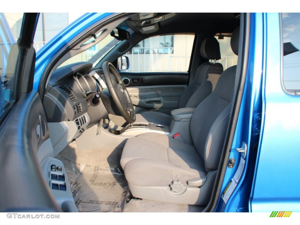 2006 Tacoma V6 Double Cab 4x4 - Speedway Blue / Graphite Gray photo #9
