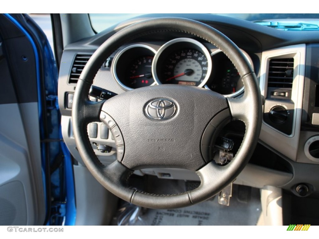 2006 Tacoma V6 Double Cab 4x4 - Speedway Blue / Graphite Gray photo #13