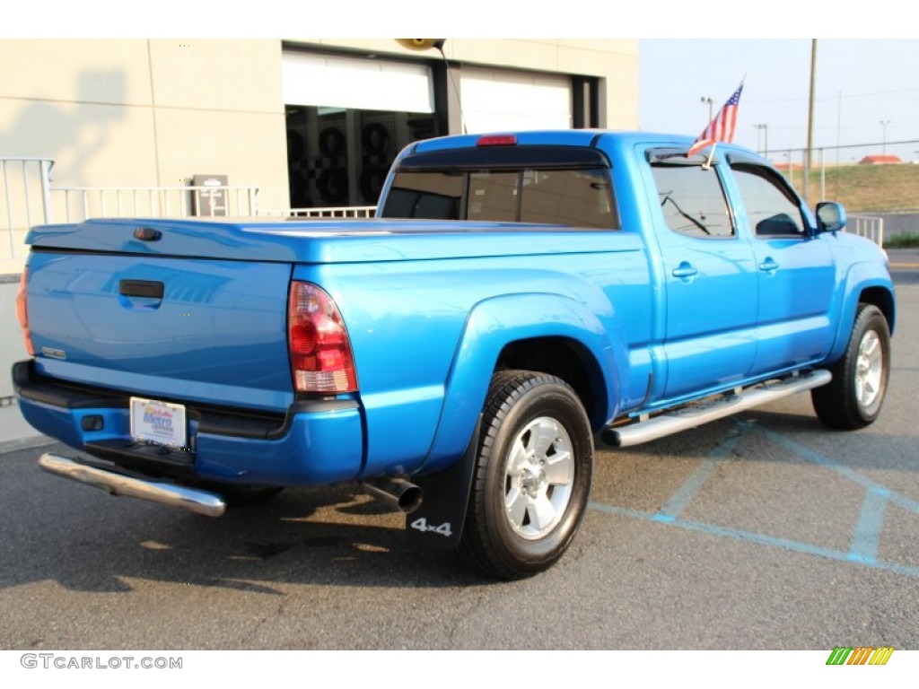 2006 Tacoma V6 Double Cab 4x4 - Speedway Blue / Graphite Gray photo #18