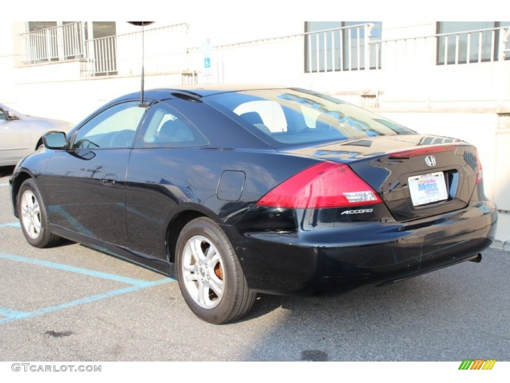 2006 Accord EX Coupe - Nighthawk Black Pearl / Black photo #4
