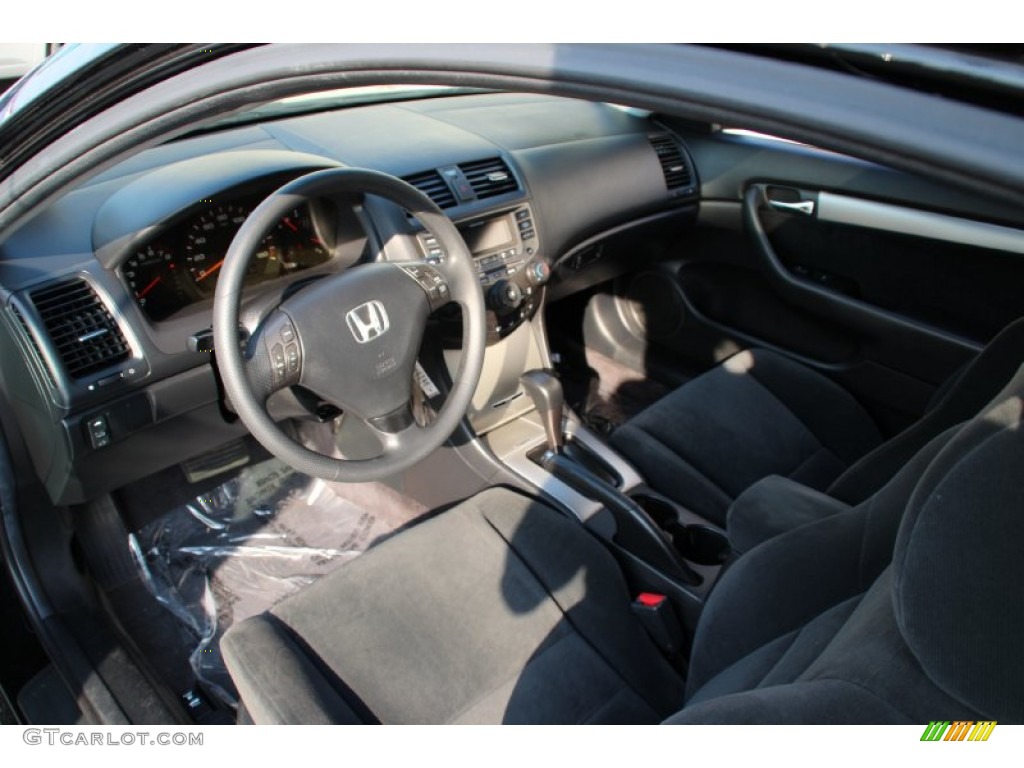 2006 Accord EX Coupe - Nighthawk Black Pearl / Black photo #8