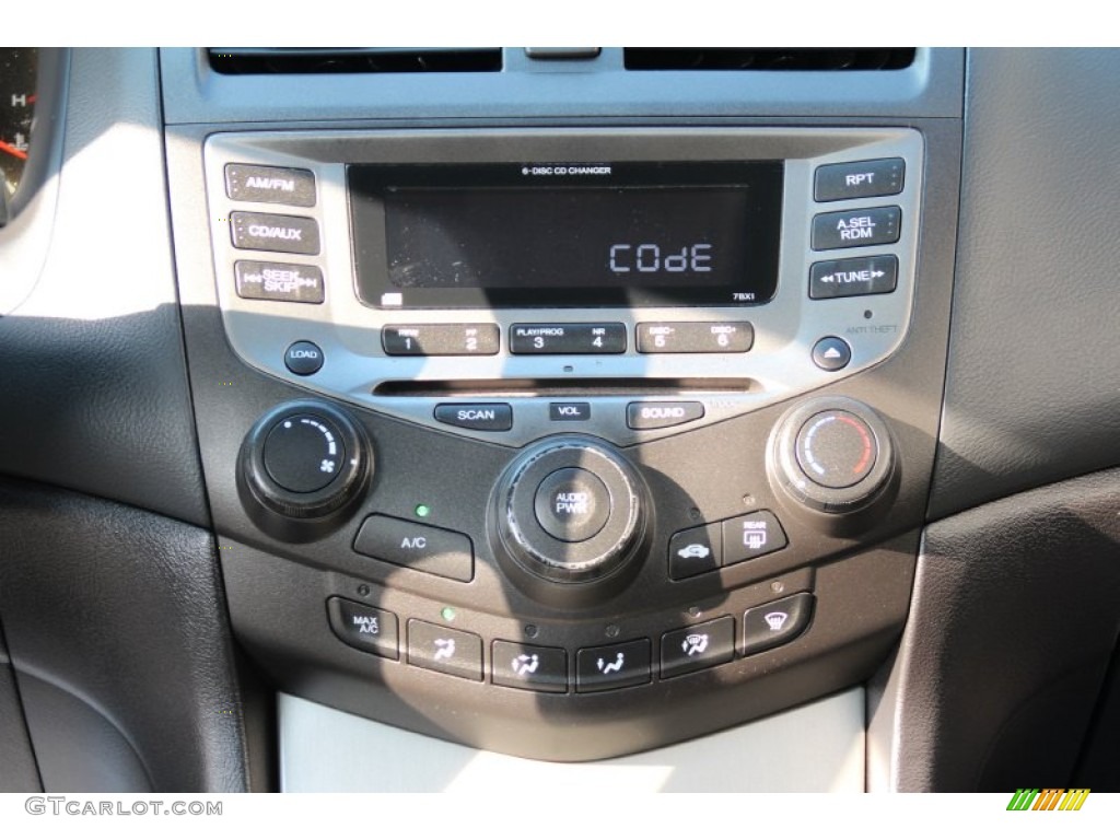 2006 Accord EX Coupe - Nighthawk Black Pearl / Black photo #12
