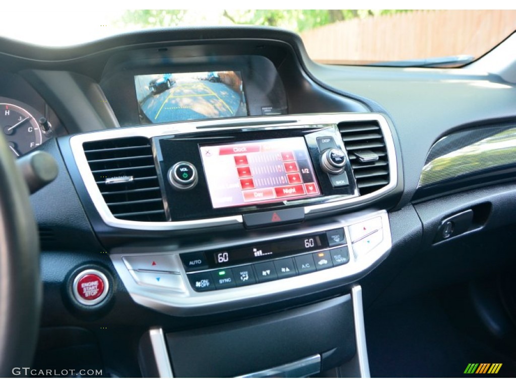 2014 Accord EX-L V6 Coupe - Crystal Black Pearl / Black photo #12