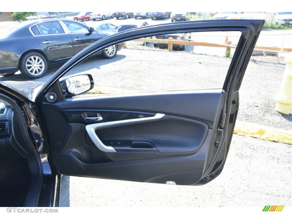 2014 Accord EX-L V6 Coupe - Crystal Black Pearl / Black photo #15