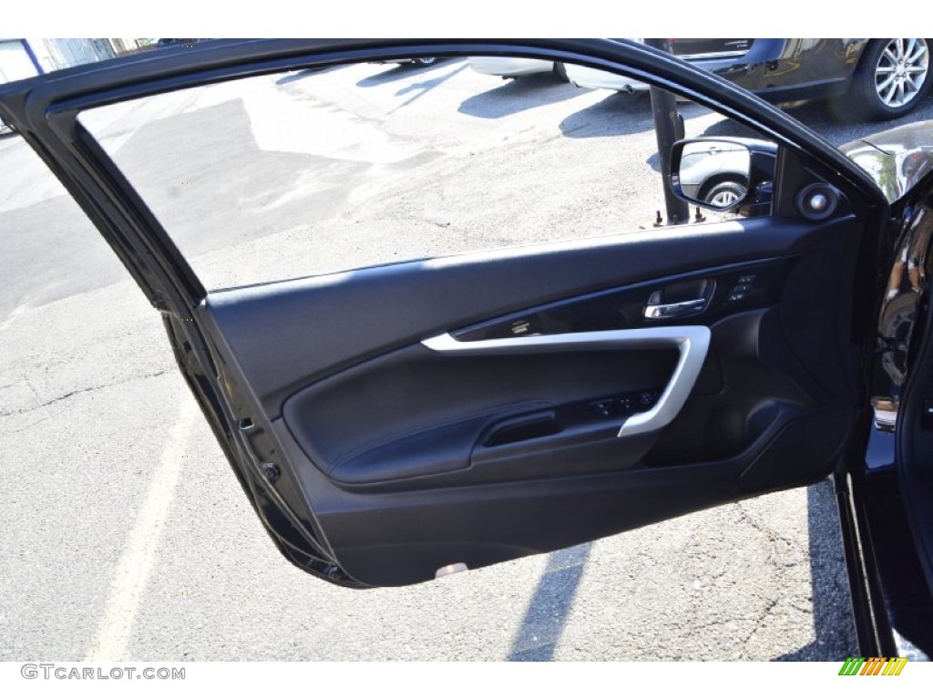 2014 Accord EX-L V6 Coupe - Crystal Black Pearl / Black photo #16