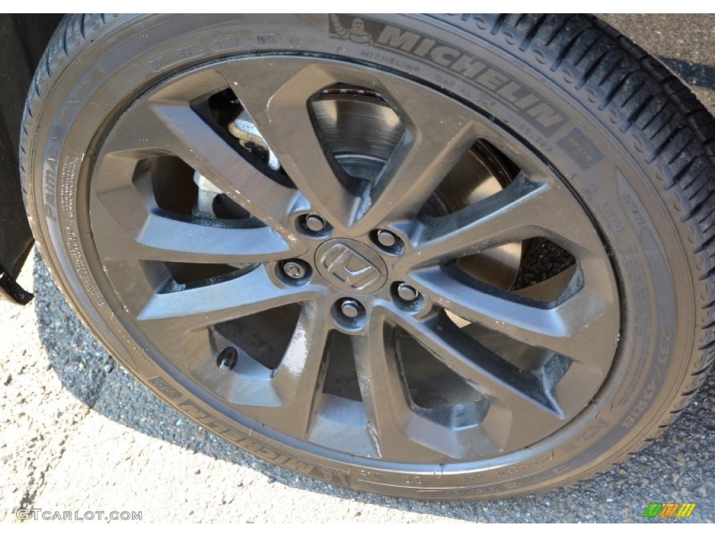2014 Accord EX-L V6 Coupe - Crystal Black Pearl / Black photo #17