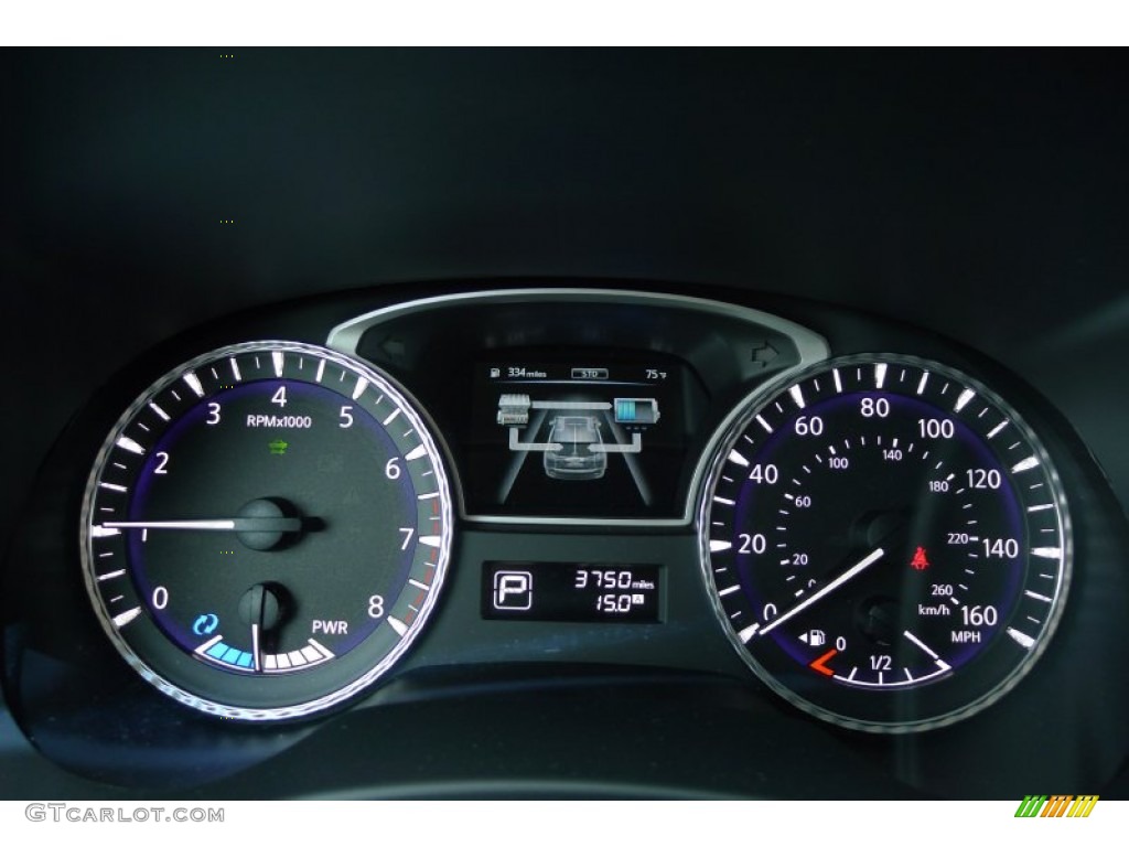 2014 Infiniti QX60 Hybrid AWD Gauges Photos