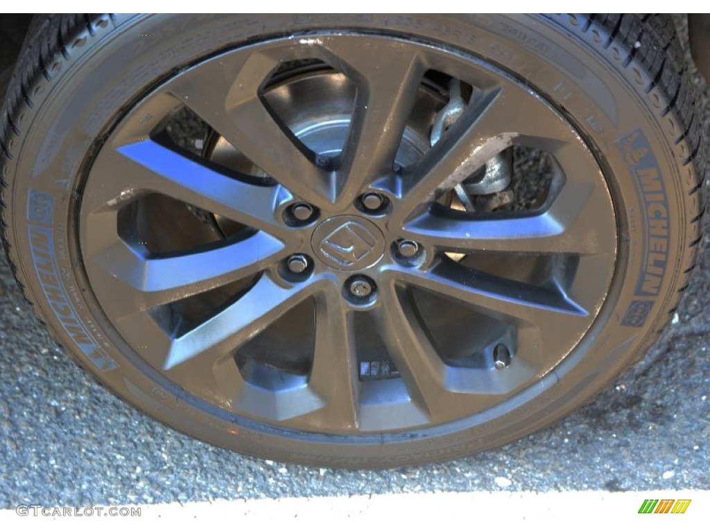 2014 Accord EX-L V6 Coupe - Crystal Black Pearl / Black photo #18