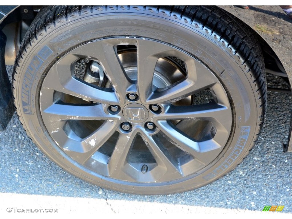2014 Accord EX-L V6 Coupe - Crystal Black Pearl / Black photo #19