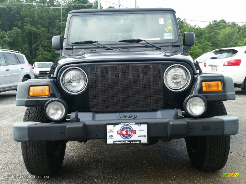 2004 Wrangler Sport 4x4 - Black / Dark Slate Gray photo #2