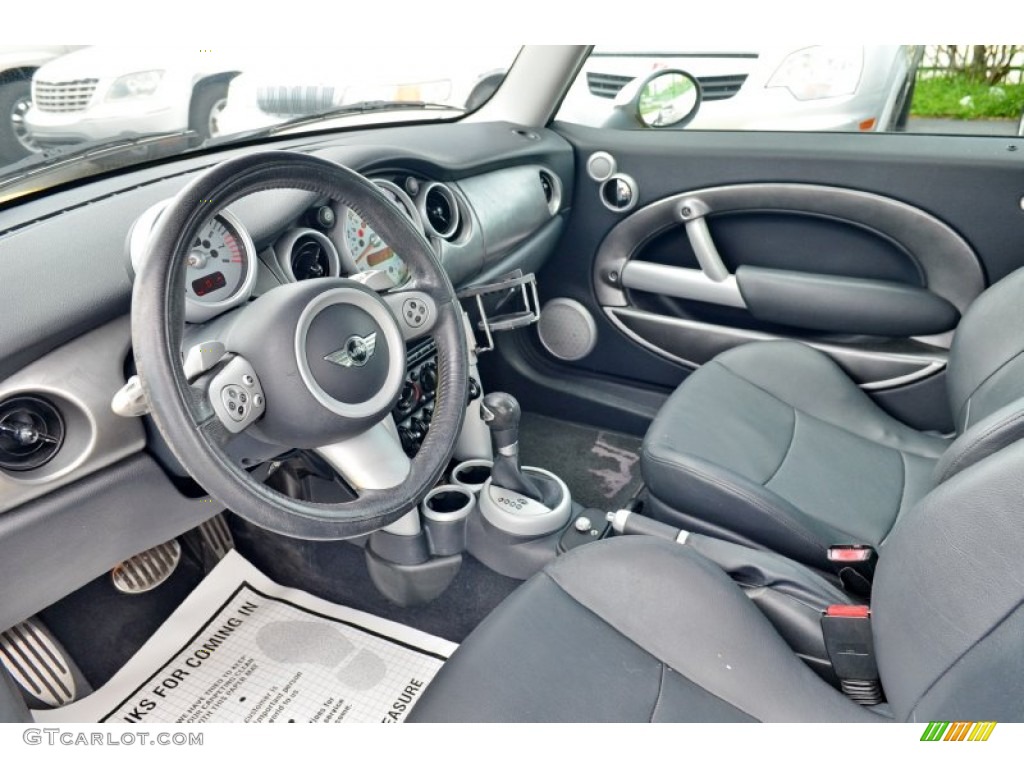 2005 Cooper S Hardtop - Liquid Yellow / Black/Panther Black photo #14