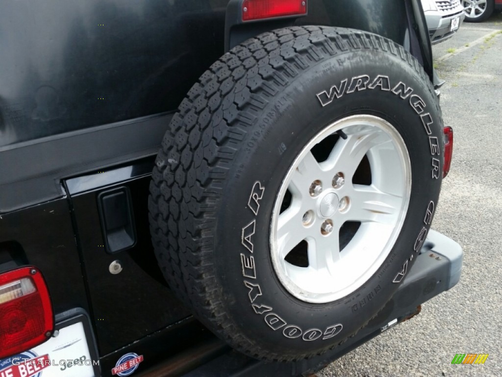 2004 Wrangler Sport 4x4 - Black / Dark Slate Gray photo #9