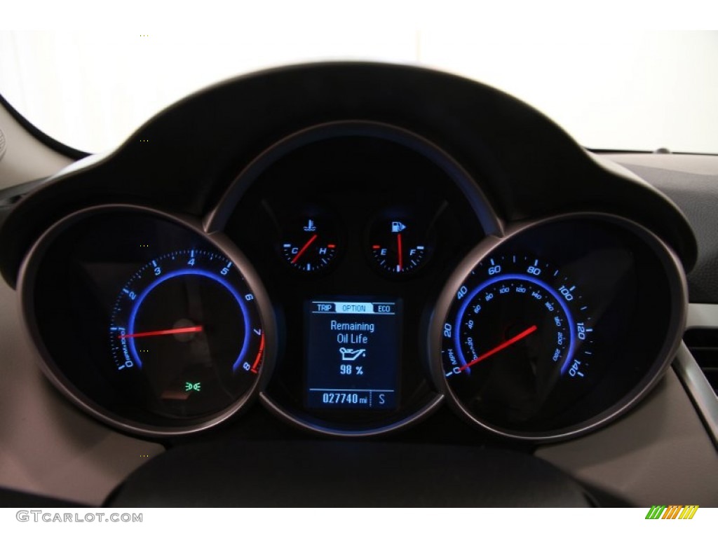 2013 Cruze ECO - Black Granite Metallic / Medium Titanium photo #7