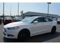 2016 White Platinum Tri-Coat Metallic Ford Fusion SE  photo #3