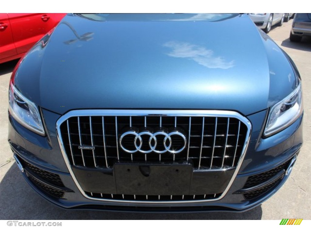 2016 Q5 3.0 TFSI Premium Plus quattro - Utopia Blue Metallic / Pistachio Beige photo #2