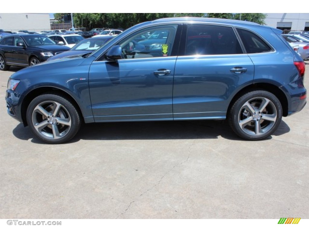 Utopia Blue Metallic 2016 Audi Q5 3.0 TFSI Premium Plus quattro Exterior Photo #105981093