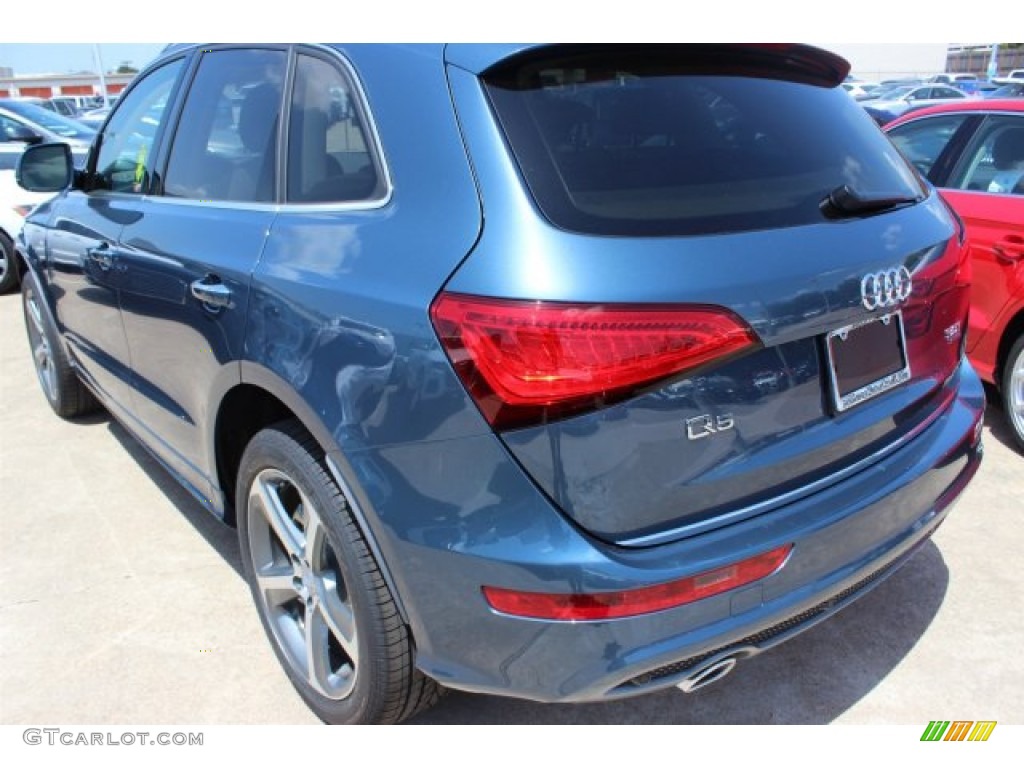2016 Q5 3.0 TFSI Premium Plus quattro - Utopia Blue Metallic / Pistachio Beige photo #6