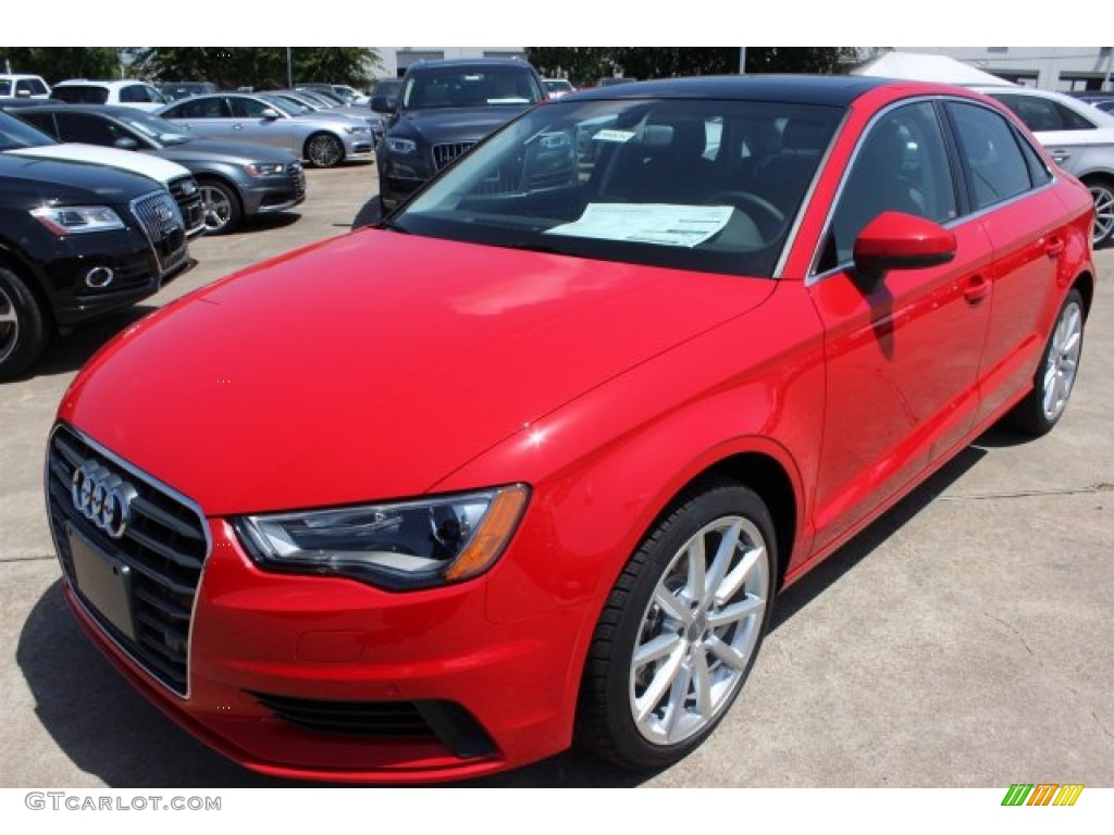 Brilliant Red 2016 Audi A3 2.0 Premium Plus quattro Exterior Photo #105981828