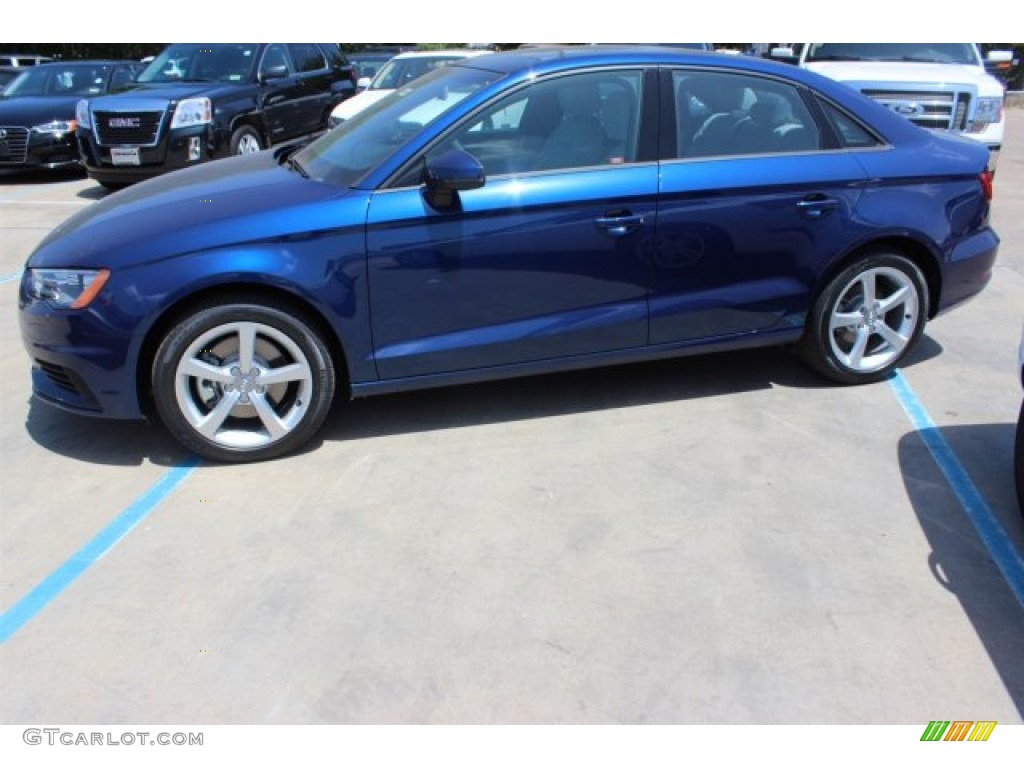 Scuba Blue Metallic 2016 Audi A3 1.8 Premium Exterior Photo #105982674