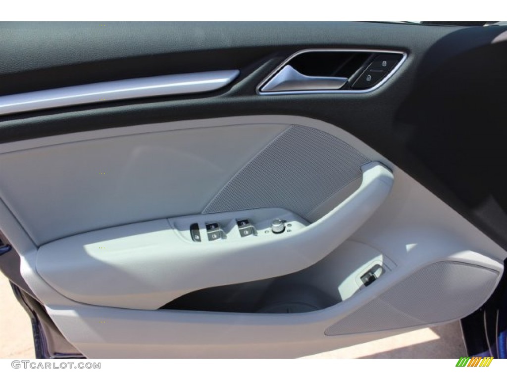 2016 Audi A3 1.8 Premium Titanium Gray Door Panel Photo #105982791
