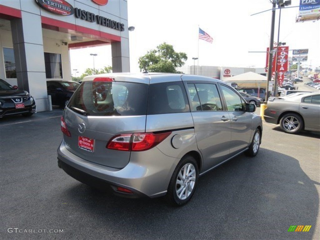 2012 MAZDA5 Sport - Liquid Silver Metallic / Sand photo #8